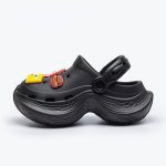 画像2:  SpongeBob platform Crocs sandal slippers flip flops soft bottom sandals スポンジボブ 厚底プラットホーム サンダル スリッパビーチサンダル  (2)