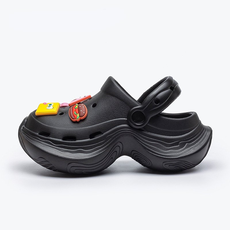 画像2:  SpongeBob platform Crocs sandal slippers flip flops soft bottom sandals スポンジボブ 厚底プラットホーム サンダル スリッパビーチサンダル  (2)