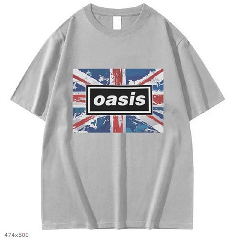 画像3: Oasis x Union Jack Print Tshirts  ユニセックス 男女兼用 Oasis オアシスx Union Jackユニオンジャック半袖Tシャツ (3)