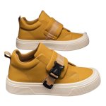 画像2: 26 LEATHER VELCRO HIGH TOP SNEAKERS boots shoes 男女兼用 ユニセックス レザー ベルクロ ハイカット 厚底 スニーカー ブーツ (2)