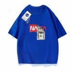画像4: NASA collaboration US dollar bill pattern print Tshirts  ユニセックス 男女兼用ナサ×USドル紙幣プリント 半袖Tシャツ (4)