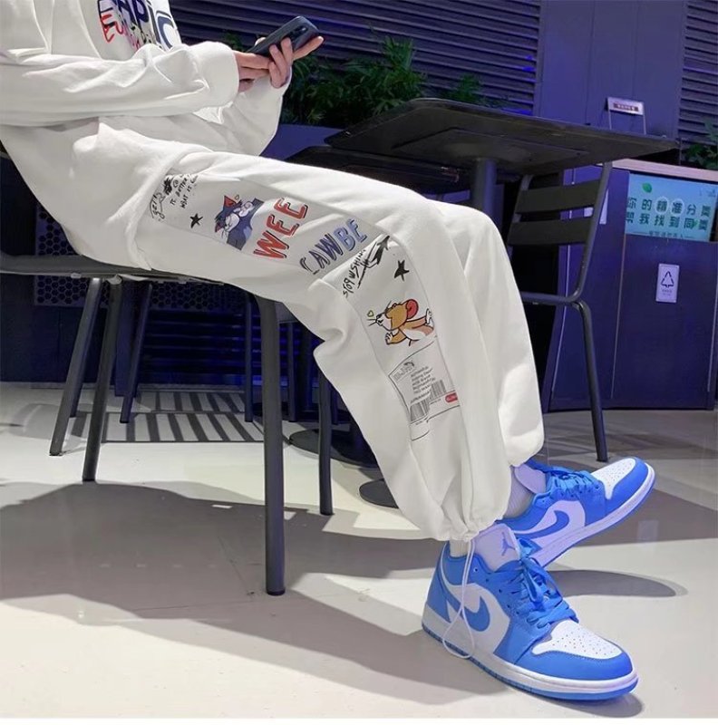 画像10: 26 Unisex NASA x Tom and Jerry Side Print Sweat Pants Jogger Pant ナサ トムとジェリー トム＆ジェリー サイドプリント スウェット ジョガーパンツ ユニセックス 男女兼用  (10)