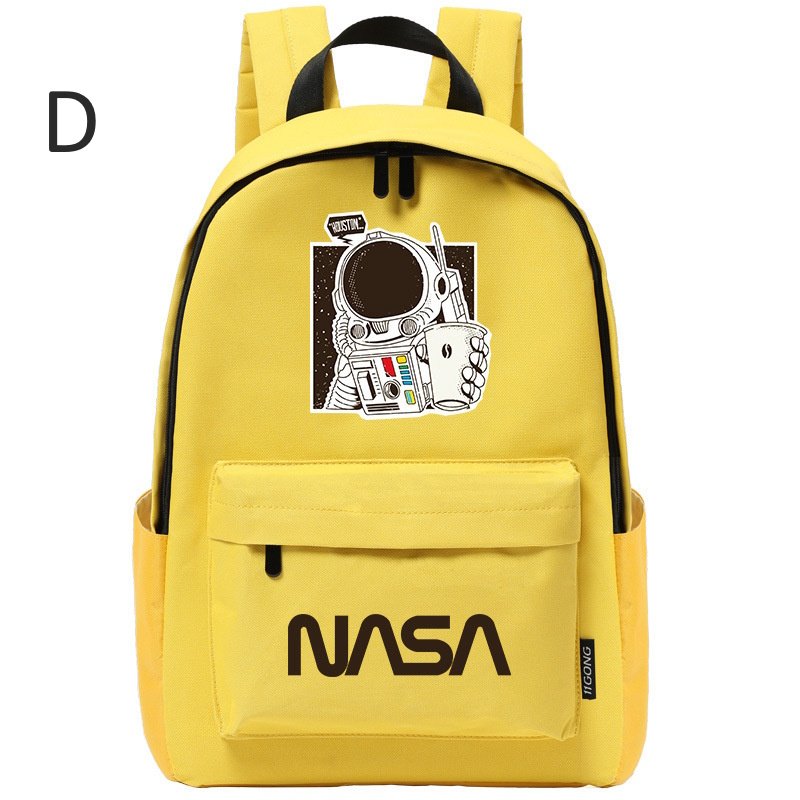 画像5: NASA x Astronaut Pudding Backpack ユニセックス男女兼用 NASA×宇宙飛行士プリンバックパック トートショルダーバッグ (5)
