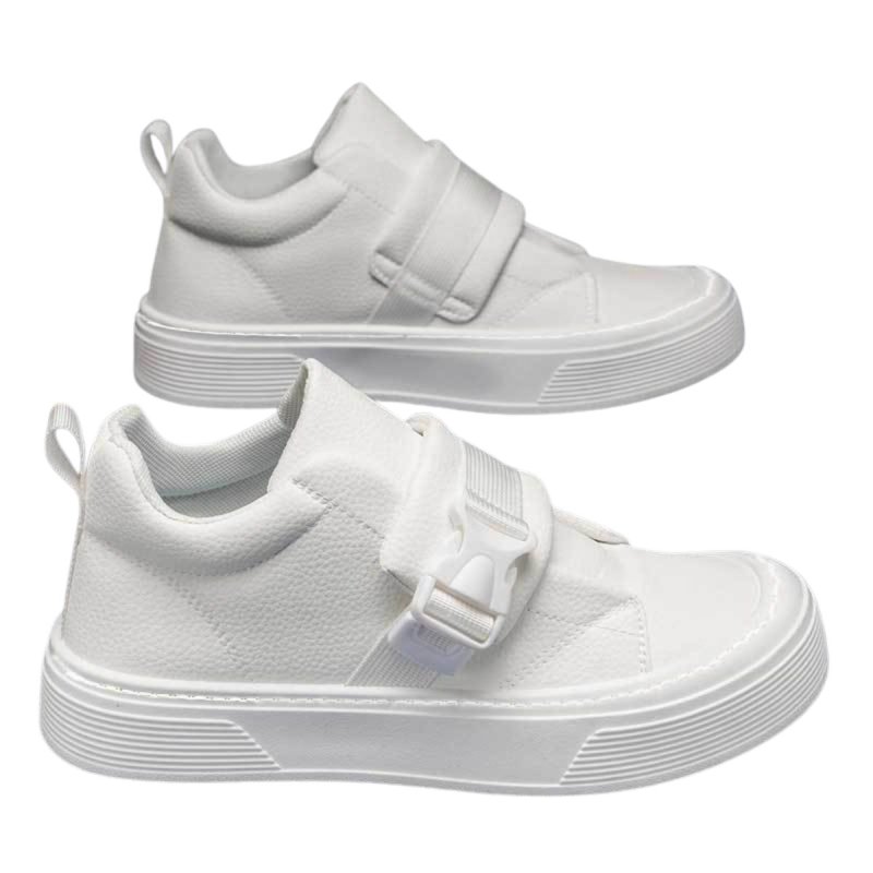 画像1: 26 LEATHER VELCRO HIGH TOP SNEAKERS boots shoes 男女兼用 ユニセックス レザー ベルクロ ハイカット 厚底 スニーカー ブーツ (1)