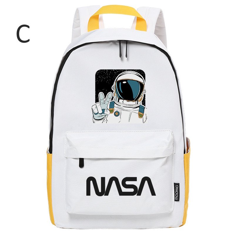 画像4: NASA x Astronaut Pudding Backpack ユニセックス男女兼用 NASA×宇宙飛行士プリンバックパック トートショルダーバッグ (4)