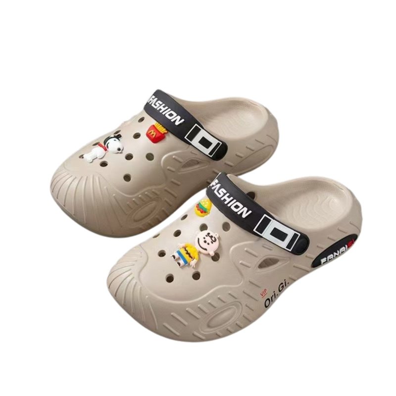 画像1:  Unisex Snoopy & Charlie Croc Sandals   男女兼用スヌーピー＆チャーリークロッグサンダルシャワーサンダル ビーチサンダル シューズ (1)