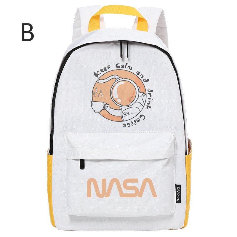 画像3: NASA x Astronaut Pudding Backpack ユニセックス男女兼用 NASA×宇宙飛行士プリンバックパック トートショルダーバッグ (3)