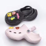 画像7:  SpongeBob platform Crocs sandal slippers flip flops soft bottom sandals スポンジボブ 厚底プラットホーム サンダル スリッパビーチサンダル  (7)