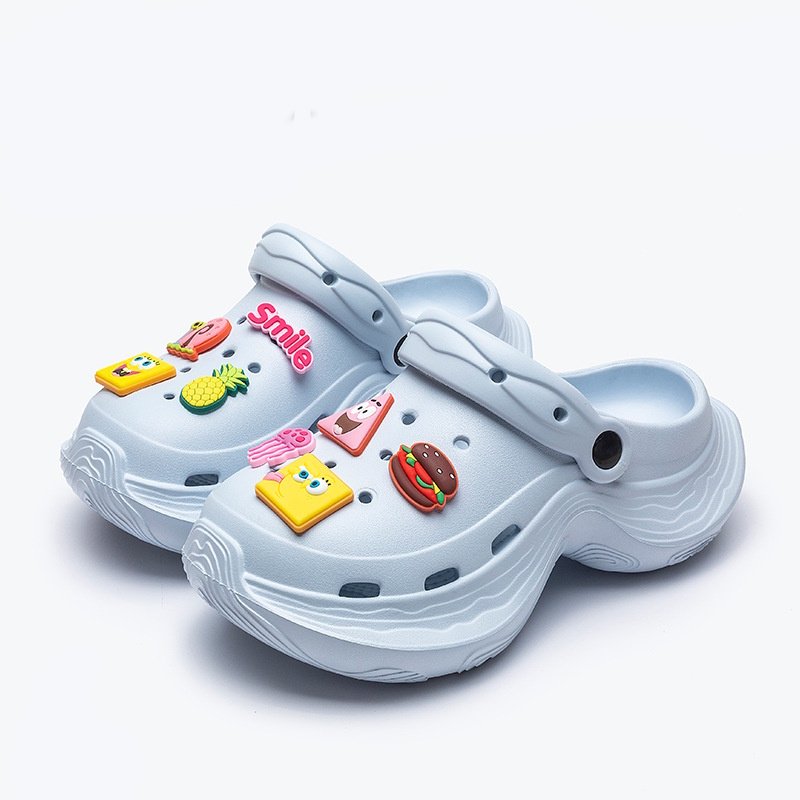 画像6:  SpongeBob platform Crocs sandal slippers flip flops soft bottom sandals スポンジボブ 厚底プラットホーム サンダル スリッパビーチサンダル  (6)