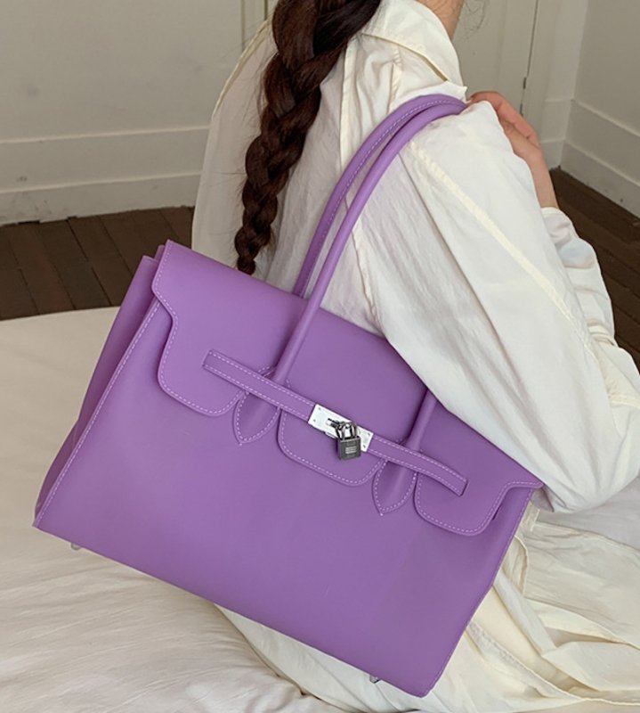 画像14: PVC Jerry Kelly Large Capacity Tote Shoulder Bag ジェリーケリートートショルダー フレンチバッグ  (14)