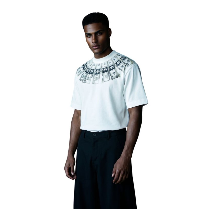 画像5: US dollar bill Money pattern print Tshirts ユニセックス 男女兼用 USドル 紙幣 プリント 半袖Tシャツ (5)