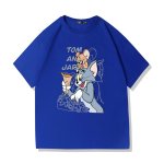 画像6: Tom and Jerry, best friends print T-Shirt  ユニセックス 男女兼用仲良しトムとジェリートム＆ジェリープリント半袖Tシャツ (6)