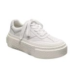 画像2: Unisex Chunky Monoton Gambetta Sneakers Shoes  ユニセックス モノトーン  厚底 ダッド スニーカー  (2)