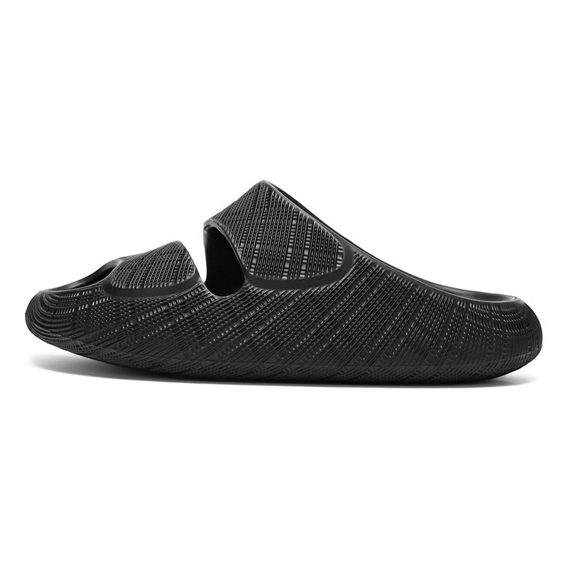 画像2:  Unisex 3D checkered platform sandal slippers  男女兼用3Dチェック柄プラットフォーム  厚底サンダルシャワー ビーチサンダル シューズ (2)