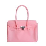 画像1: PVC Jerry Kelly Large Capacity Tote Shoulder Bag ジェリーケリートートショルダー フレンチバッグ  (1)