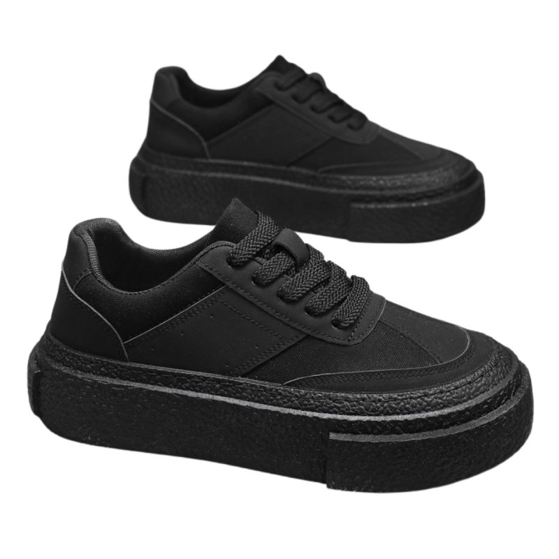 画像3: Unisex Chunky Monoton Gambetta Sneakers Shoes  ユニセックス モノトーン  厚底 ダッド スニーカー  (3)