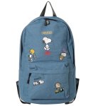 画像2: Snoopy & Friends Denim Backpack ユニセックス男女兼用スヌーピー＆フレンズデニムバックパック トートショルダーバッグ (2)