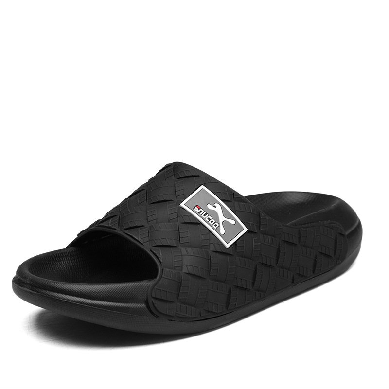 画像2:  Braided mesh non-slip sandal slippers　 ユニセックス男女兼用編み込みメッシュ滑り止めサンダルスリッパ (2)