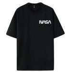 画像2: Astronaut photo prints Style T-Shirt  ユニセックス 男女兼用宇宙飛行士ボックスフォトプリント半袖Tシャツ (2)