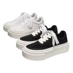 画像4: Unisex Chunky Monoton Gambetta Sneakers Shoes  ユニセックス モノトーン  厚底 ダッド スニーカー  (4)