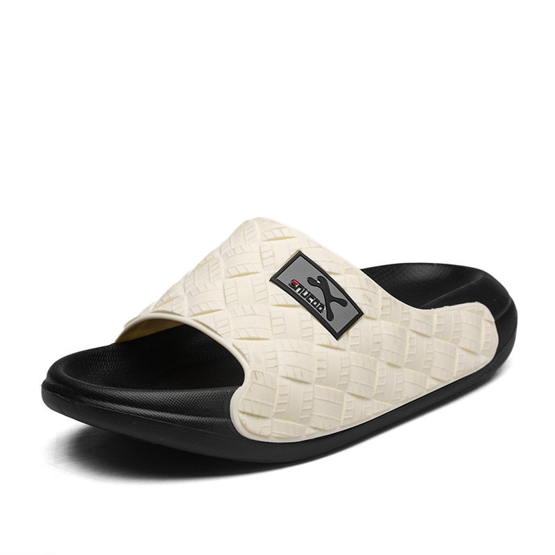 画像1:  Braided mesh non-slip sandal slippers　 ユニセックス男女兼用編み込みメッシュ滑り止めサンダルスリッパ (1)