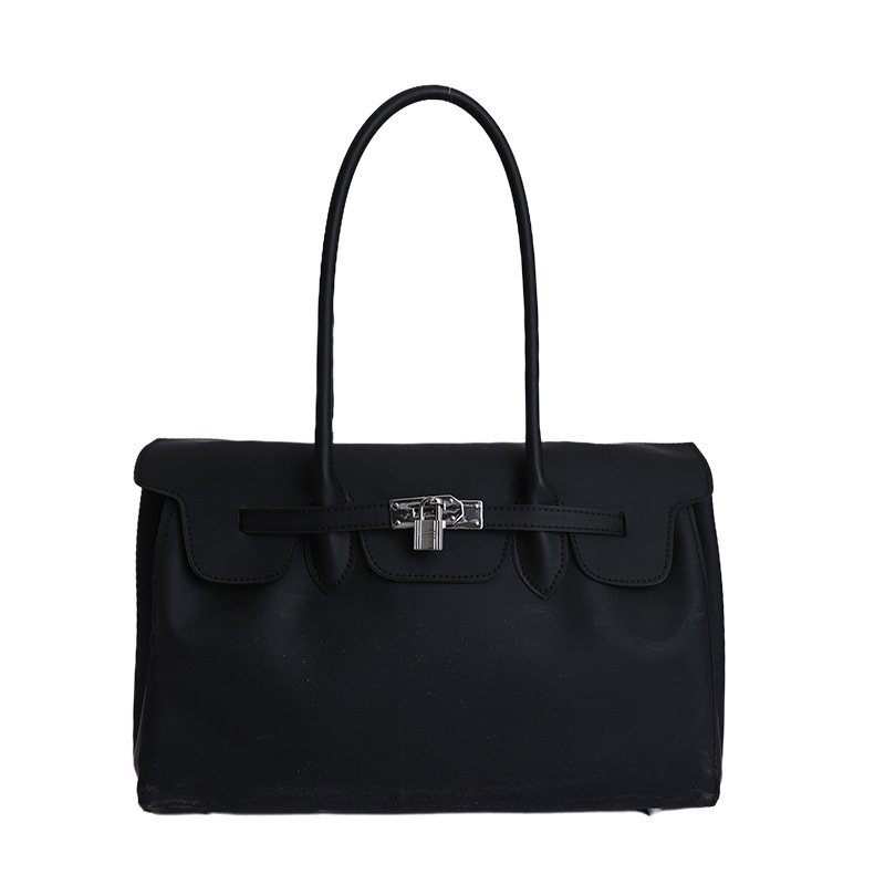 画像10: PVC Jerry Kelly Large Capacity Tote Shoulder Bag ジェリーケリートートショルダー フレンチバッグ  (10)