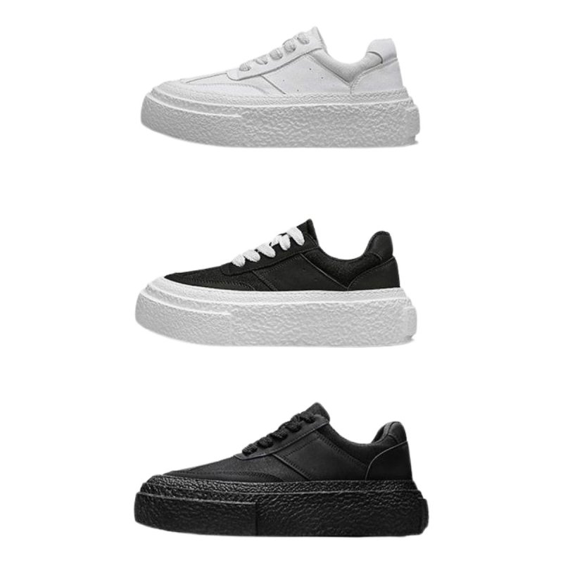 画像5: Unisex Chunky Monoton Gambetta Sneakers Shoes  ユニセックス モノトーン  厚底 ダッド スニーカー  (5)