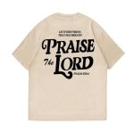 画像1: Graphic letter print T-Shirt  ユニセックス 男女兼用グラフィックレターロゴプリント半袖Tシャツ (1)