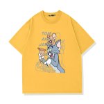 画像9: Tom and Jerry, best friends print T-Shirt  ユニセックス 男女兼用仲良しトムとジェリートム＆ジェリープリント半袖Tシャツ (9)