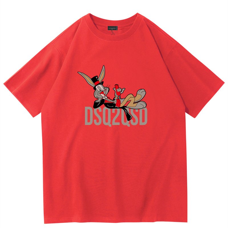 画像5: Bugs bunny Print T-shirt　男女兼用ユニセックスバックスバニープリント半袖Tシャツ  (5)