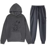 画像3: 26SS Graffiti Snoopy sweat hoodie pants setup ユニセックス 男女兼用 落書き風 スヌーピー スウェットパーカー トレーナー パンツ セットアップ  (3)