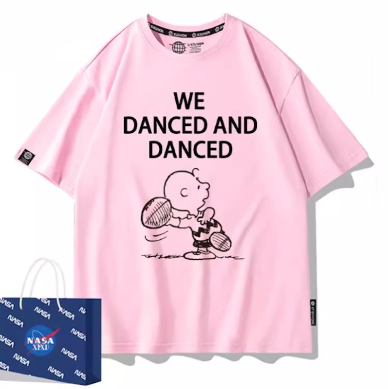 画像7: Charlie Brown American Football print T-Shirt  ユニセックス 男女兼用チャーリーブラウンアメリカンフットボールプリント半袖Tシャツ (7)