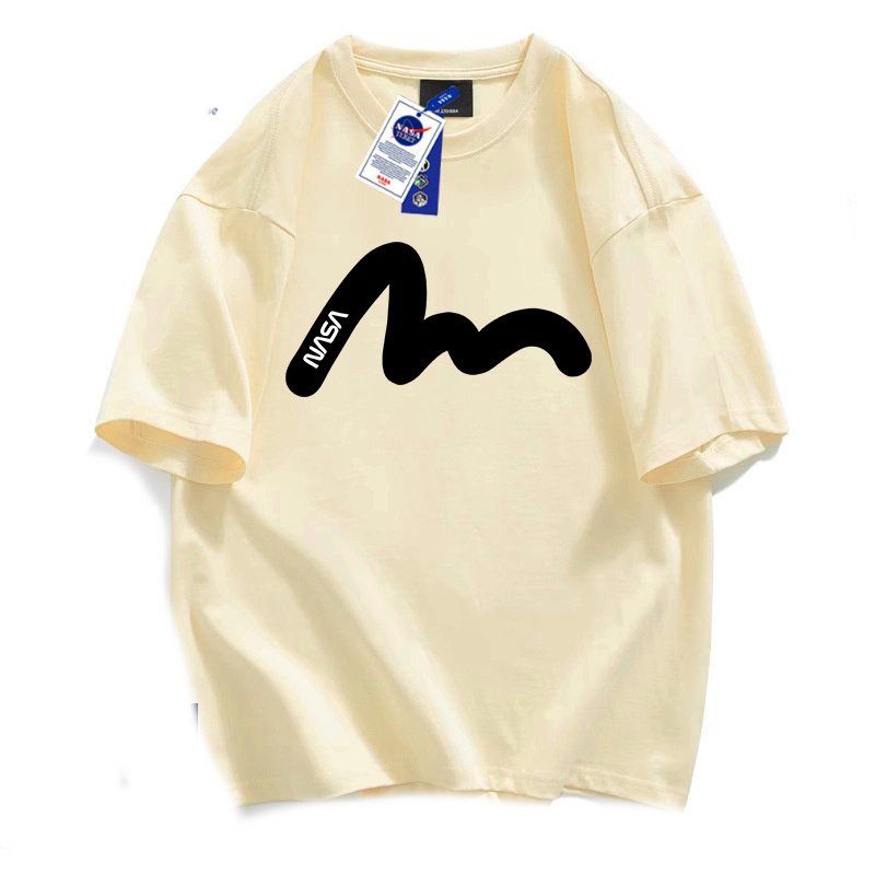 画像4: NASA x Big Wave Print T-Shirt  ユニセックス 男女兼用NASAナサ×ビッグウェーブプリント半袖Tシャツ (4)