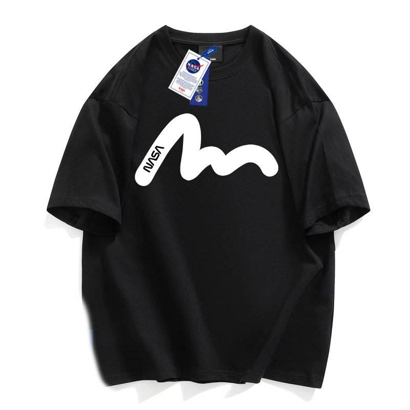 画像3: NASA x Big Wave Print T-Shirt  ユニセックス 男女兼用NASAナサ×ビッグウェーブプリント半袖Tシャツ (3)