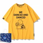 画像3: Charlie Brown American Football print T-Shirt  ユニセックス 男女兼用チャーリーブラウンアメリカンフットボールプリント半袖Tシャツ (3)