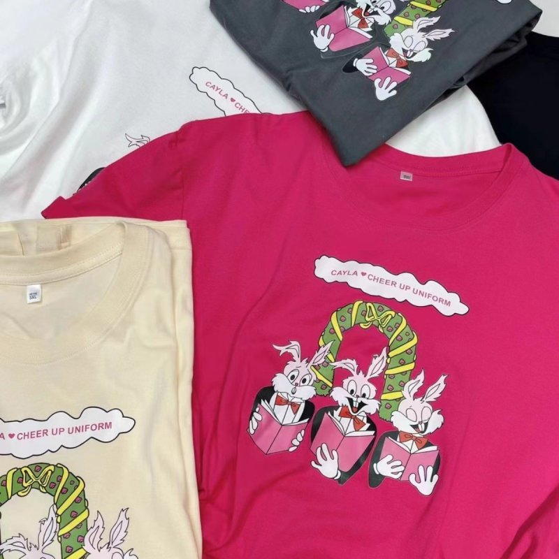 画像3: Bugs Bunny Print T-shirt バックスバニープリント 5分袖 Tシャツ  (3)