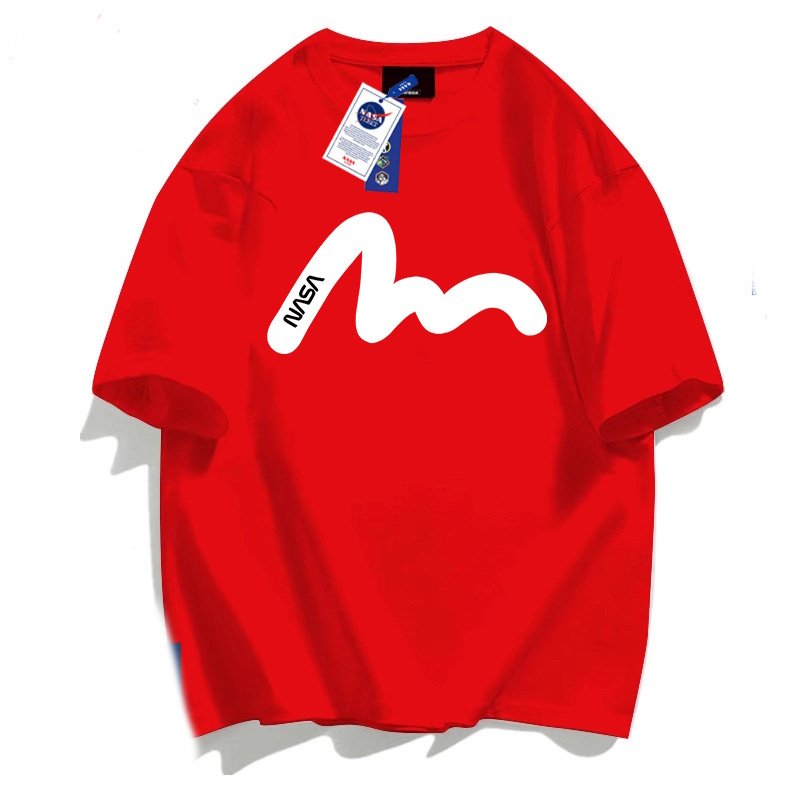 画像7: NASA x Big Wave Print T-Shirt  ユニセックス 男女兼用NASAナサ×ビッグウェーブプリント半袖Tシャツ (7)