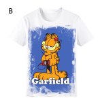 画像3: Garfield Vintage Style  Print T-Shirt  ユニセックス 男女兼用ガーフィールドヴィンテージスタイルプリント半袖Tシャツ (3)