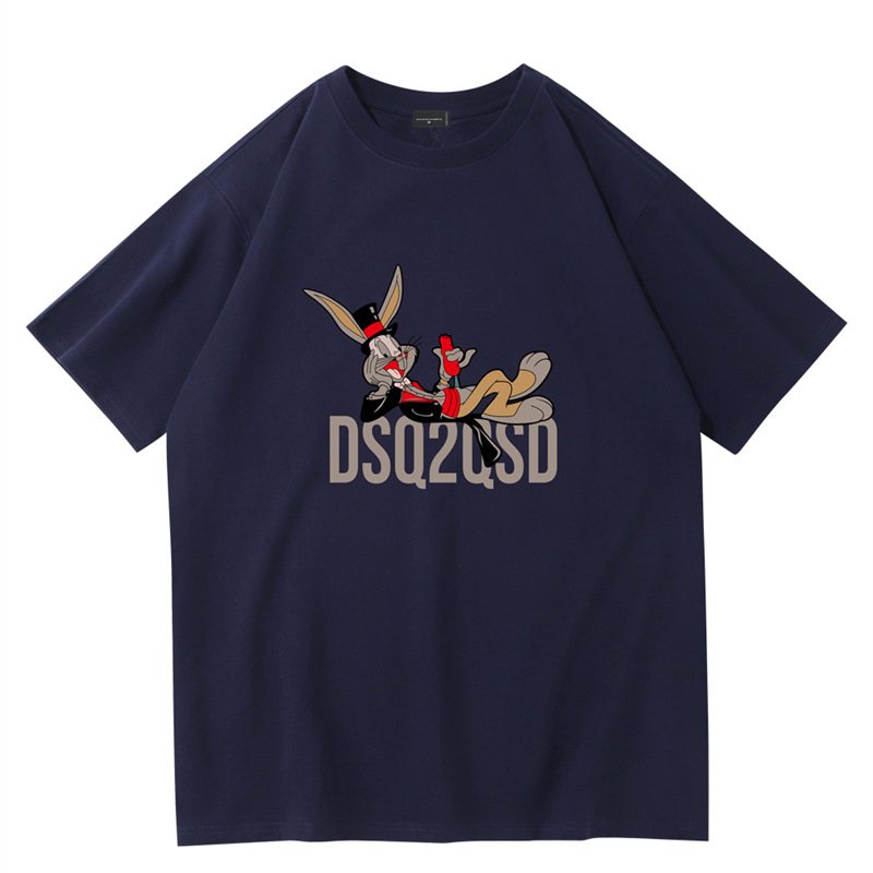 画像3: Bugs bunny Print T-shirt　男女兼用ユニセックスバックスバニープリント半袖Tシャツ  (3)