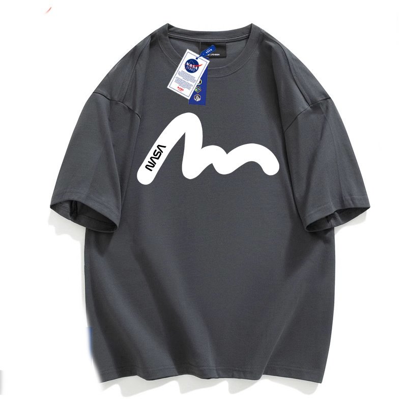 画像6: NASA x Big Wave Print T-Shirt  ユニセックス 男女兼用NASAナサ×ビッグウェーブプリント半袖Tシャツ (6)