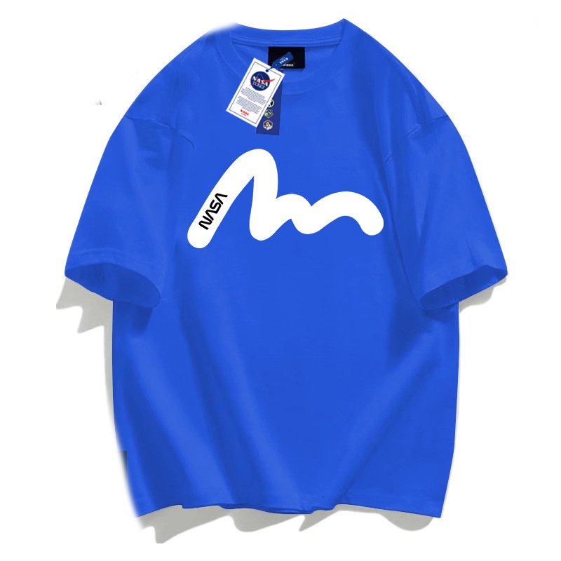 画像5: NASA x Big Wave Print T-Shirt  ユニセックス 男女兼用NASAナサ×ビッグウェーブプリント半袖Tシャツ (5)