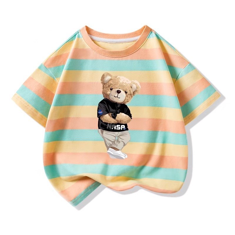 画像7: Arms-crossed bear × NASA Print T-Shirt  ユニセックス 男女兼用腕組みベア×NASAナサプリント半袖Tシャツ (7)