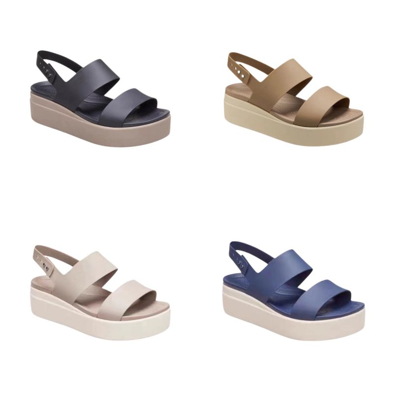 画像7: Brooklyn Platform Backstrap Sandals　ブルックリンプラットフォーム厚底バックストラップベルトサンダルスリッパ (7)