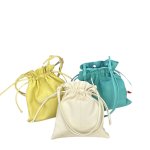 画像9: Leather drawstring tote shoulder bag  Bag　ユニセックス男女兼用本革レザー巾着型トートショルダーバッグ (9)