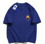 画像1: NASA x One-Point Walking Bag Bear Print T-Shirt  ユニセックス 男女兼用ワンポイントNASAナサ×ウオーキングベアプリント半袖Tシャツ (1)