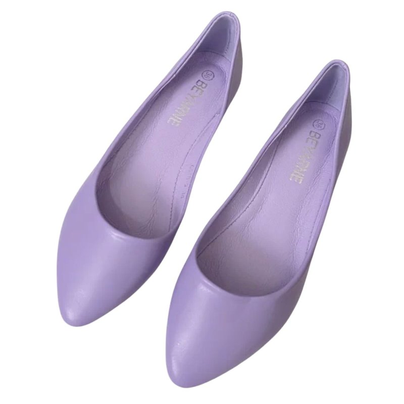 画像14: Women’s pointed flat shoes カラフルカラーのフラットパンプス ペッタン 楽ちんシューズ 小さいサイズから大きなサイズ 幅広いサイズ (14)