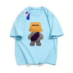 画像4: NASA x Walking Back Bear Print T-Shirt  ユニセックス 男女兼用NASAナサ×ウオーキングベアプリント半袖Tシャツ (4)