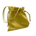 画像10: Leather drawstring tote shoulder bag  Bag　ユニセックス男女兼用本革レザー巾着型トートショルダーバッグ (10)