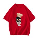 画像1: Arms-crossed bear × NASA Print T-Shirt  ユニセックス 男女兼用腕組みベア×NASAナサプリント半袖Tシャツ (1)