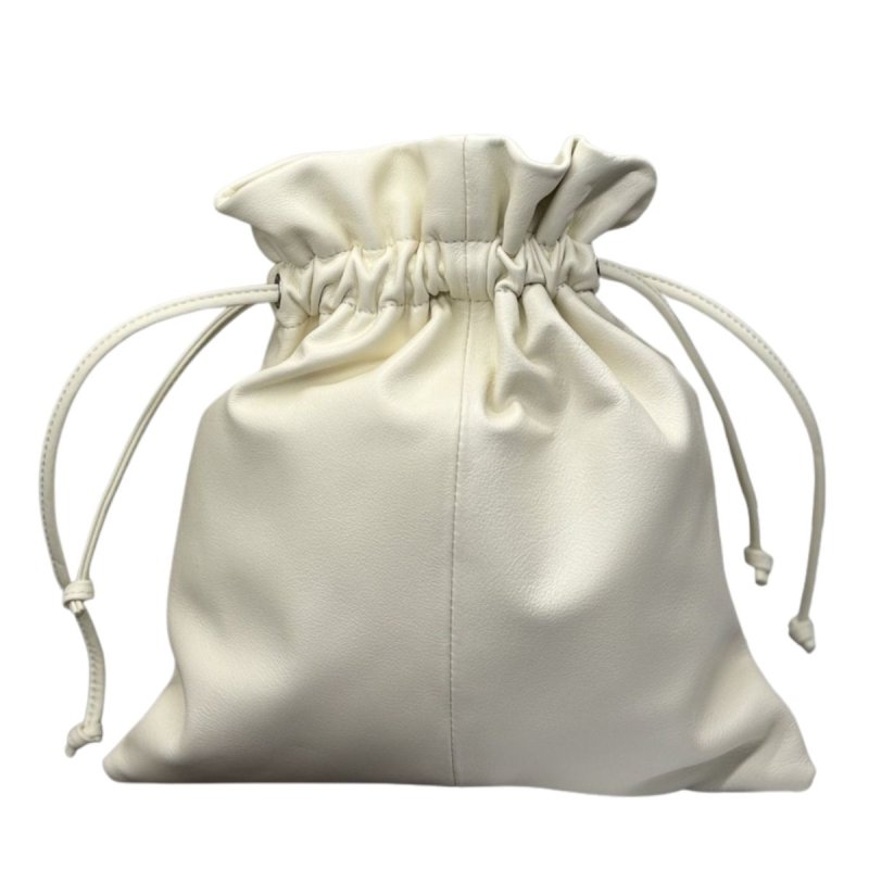 画像3: Leather drawstring tote shoulder bag  Bag　ユニセックス男女兼用本革レザー巾着型トートショルダーバッグ (3)